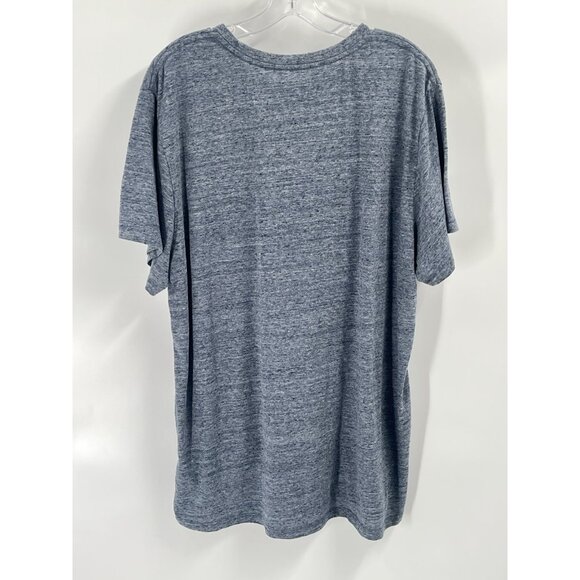 Marine Layer Blue Signature Pocket Tee Denim Neps 13796 Sz XL Mens - Picture 6 of 6